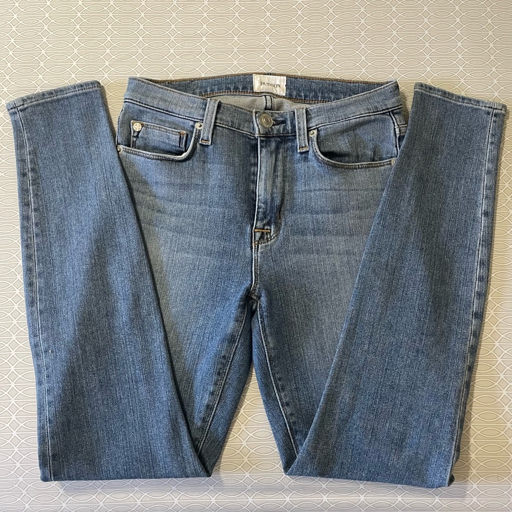 Hudson high waist super skinny jeans